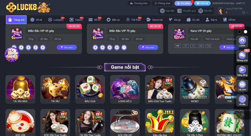 Nhà cái Luck8 có sứ mệnh trở thành sân cược giải trí online chất lượng cao