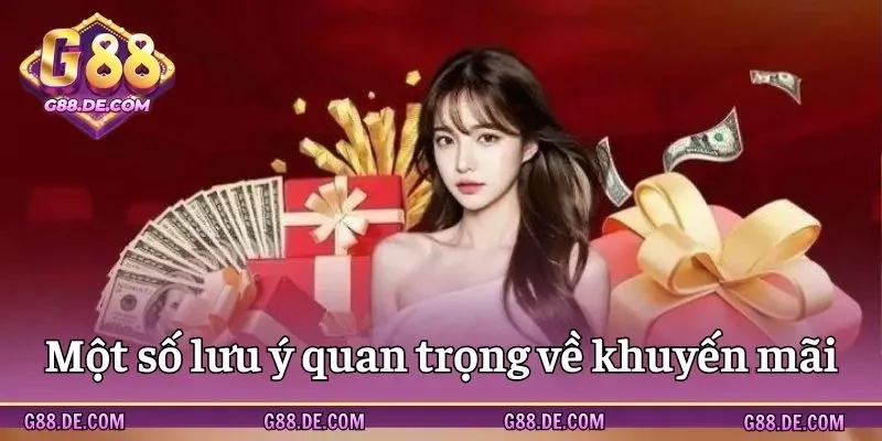 Lưu ý nhận ưu đãi